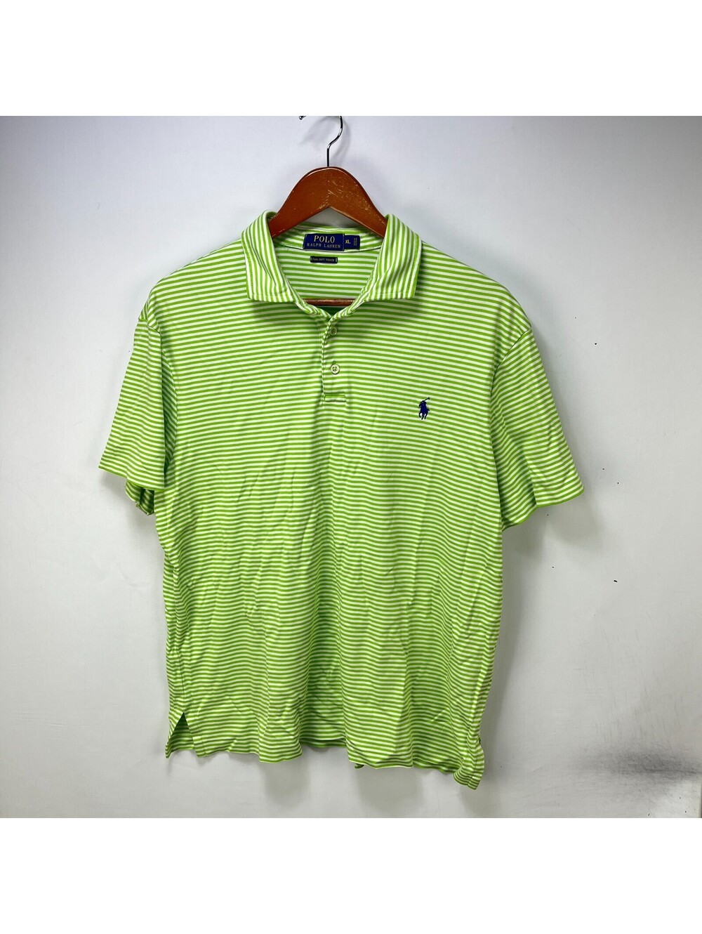 Vintage Polo Ralph Lauren Pima Cotton Stripe Shirt Golf XL
